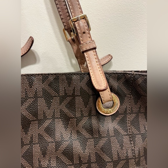 MICHAEL KORS logo label satchel bag 💼 - Picture 5 of 15